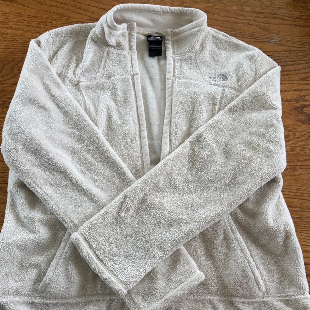 The North Face Off-White Sherpa Fleece Jacket